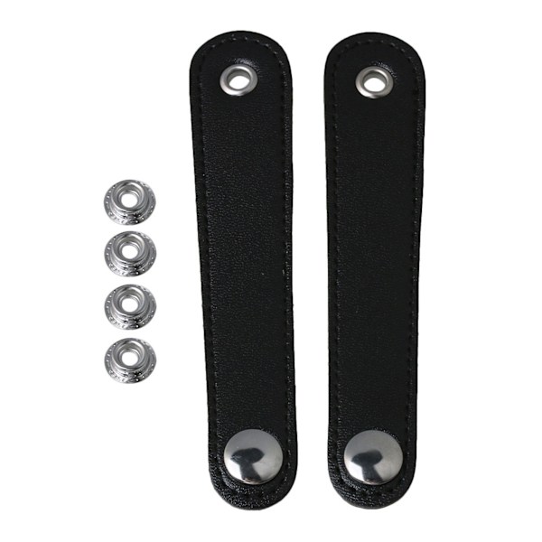 Mustat Harmonikanauhat Soljilla 10cm Harmonikalle Pakkaus 2