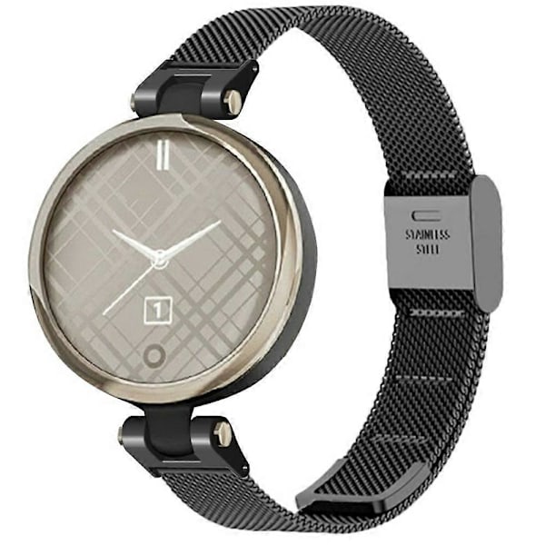 For Garmin Lily Metall Klockarmband Milanesisk Mesh Ersättningsarmband med Verktyg (FMY) Flerfärgad Multicolor Style A
