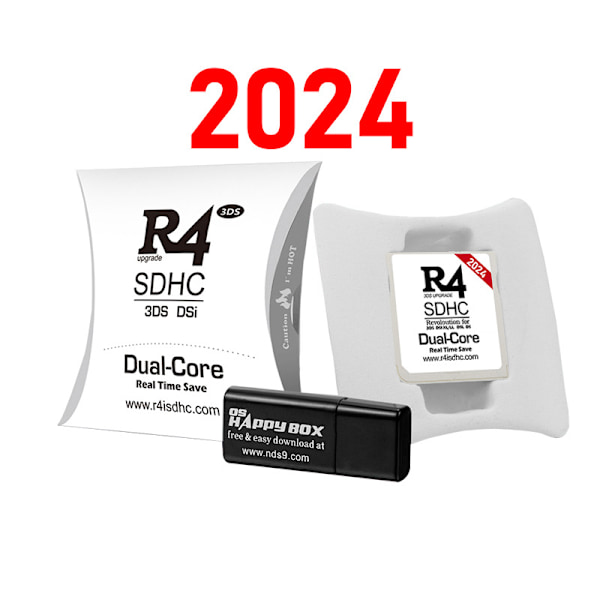 R4 Pelikortti R4 Polttava Kortti 2024 Uusi Versio R4I SDHC Hopeakortti Kultakortti Valkoinen Kortti NDS Pelikortti COM Silver 2024