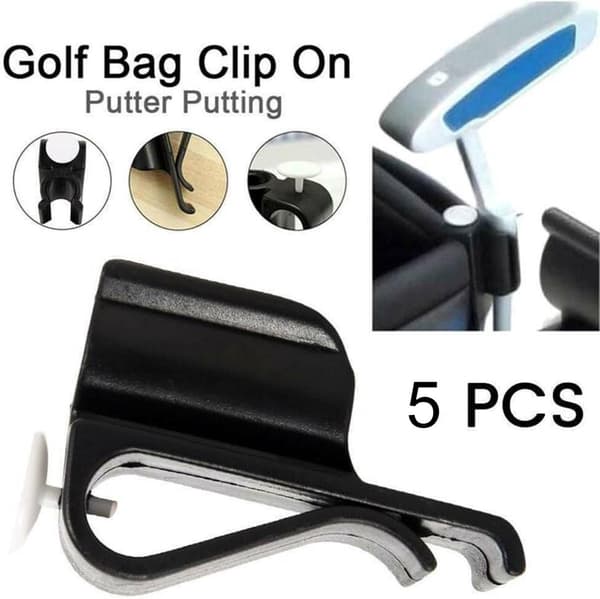 5 kpl - Golf Putteri Klipsi + Golfpallon Merkki - Golf Putteri Klipsit - Putterin Pidike
