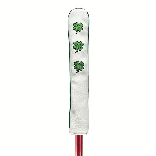 Golf Alignment Stick Cover Övningsstav Skydd Vit