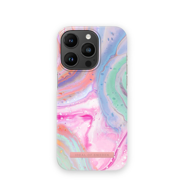 Tryckt iPhone 14PR-fodral i pastellmarmor 18
