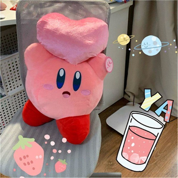 40*45cm Kawaii Sanrios plyschkudde Kuromi My Melody Kirby Anime dockleksaker mjuk plysch födelsedagspresent till barn 45CM 45CM 45CM Kirby-8