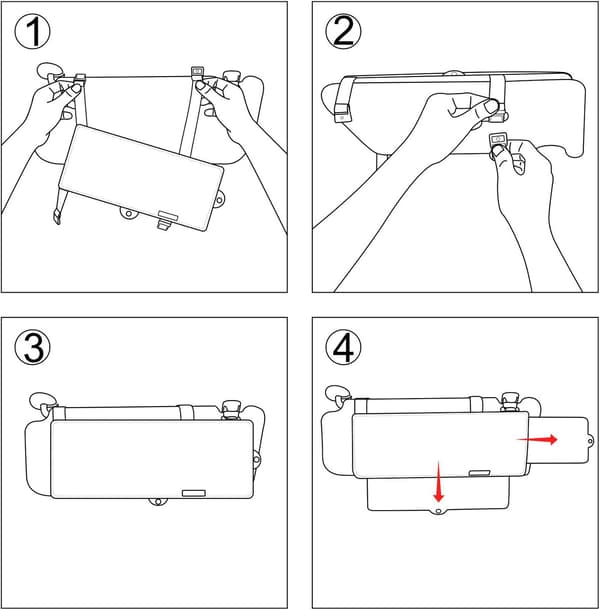 Solskydd för bil, antireflex, förar- och passagerarsäte_OF