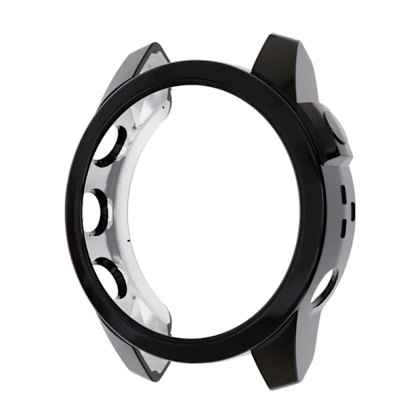 TPU Skyddsfodral för Garmin Fenix 7 7S 7X Smartklocka Transparent Färgglatt Mjukt Skydd Epix Pro 51mm 47mm 42mm Skal Svart Black Garmin fenix 7