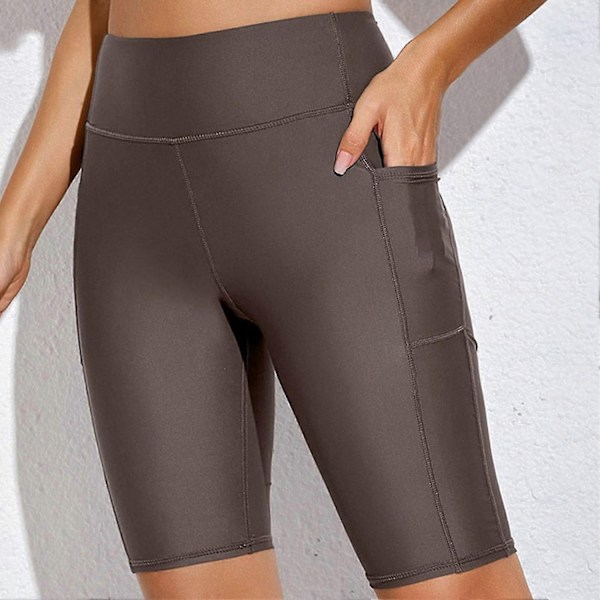 Dykker shorts til kvinder, reduceret gnidning, letvægt, bløde, hudvenlige, våddragt shorts til surfing - Perfekt Brun Brown 3XL