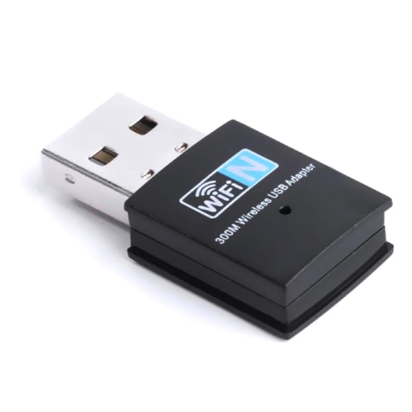 USB 2.0 WiFi-adapter 300M 2,4GHz WiFi-antenn RTL8192 Dual Band