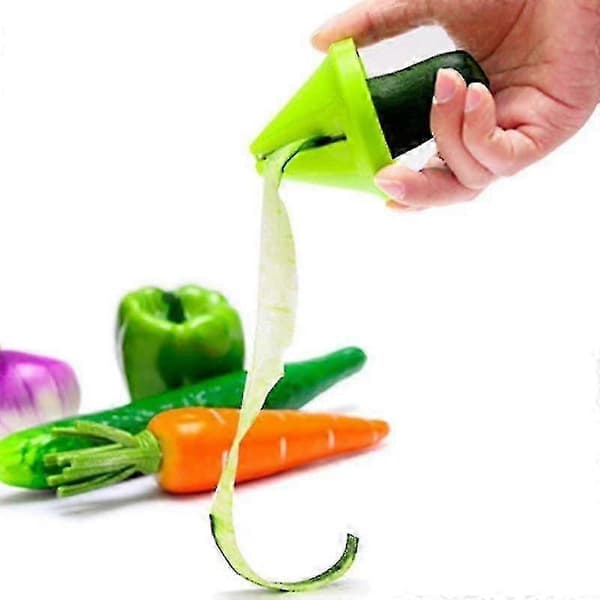 Keittiövälineet Tarvikkeet Gadget Suppilo Malli Spiralizer (vihreä)