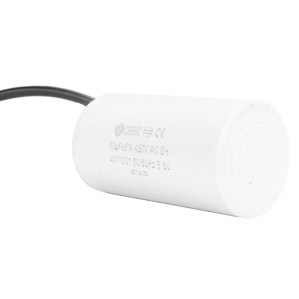 Cbb60 Motorkondensator 450v 50uf Mikrofarad Kondensator Trådledning