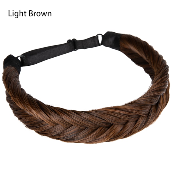1 stk syntetisk hårbåndflette med justerbar belte flettet bohemisk stil kvinners frisyre 4 30 4 30 fishbone braid