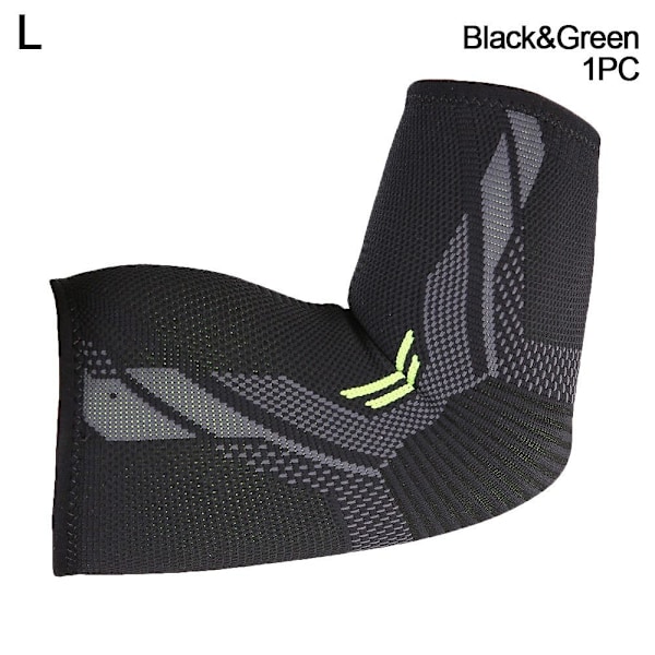 Urheilullinen polvituki Kompressio polvituki MUSTA&VIHREÄ KYYNÄRPÄÄ Musta&Vihreä Black&Green Black&Green Elbow Protector - Elbow Protector