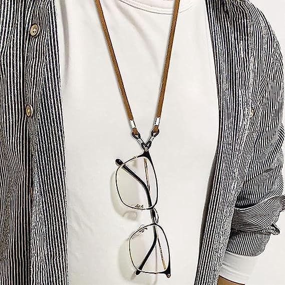Adjustable Eyeglass Straps for Men - 6 Pack, Universal Eyeglass Cord, 70 cm Long
