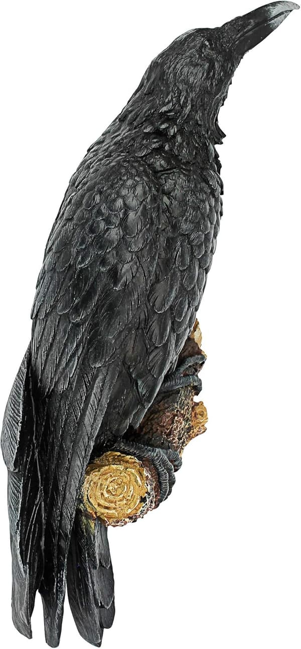Design The Raven's Perch Gotisk Vægskulptur, Enkel