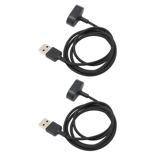 2 stk USB-ladekabel til ur Magnetisk 1 meter Ladekabel Universal til Fitbit Inspire til Inspire HR