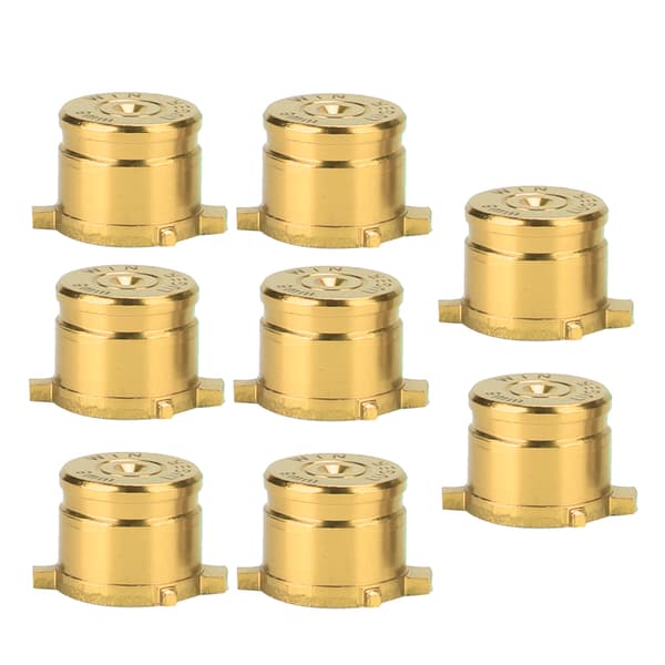 2 sæt aluminiumslegering funktionsassistent knap controller reservedele passer til PS4Gold 0.7