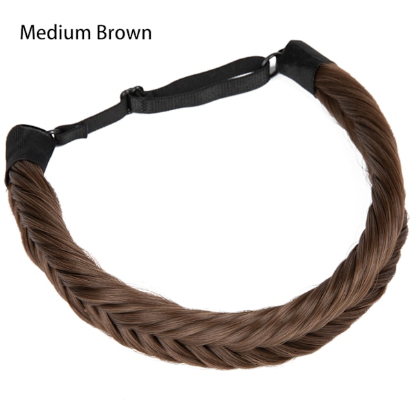 1 stk Syntetisk Flettehår Fletter med Justerbar Belte Flettet Bohemisk Stil Kvinners Hår 8 8 fishbone braid