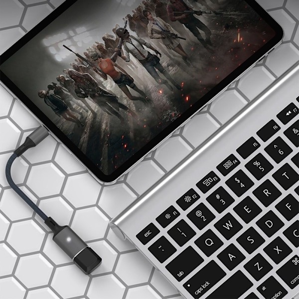 Lightning til USB-A Kabeladapter Sort