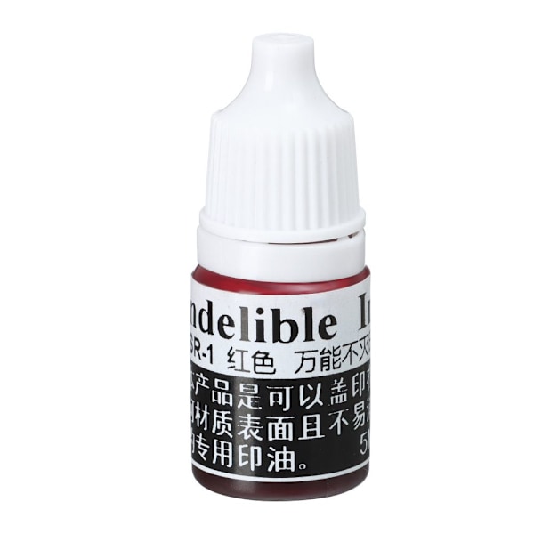 Golfboldstempel Golfstempel Mærke RØD BLÆK Red ink