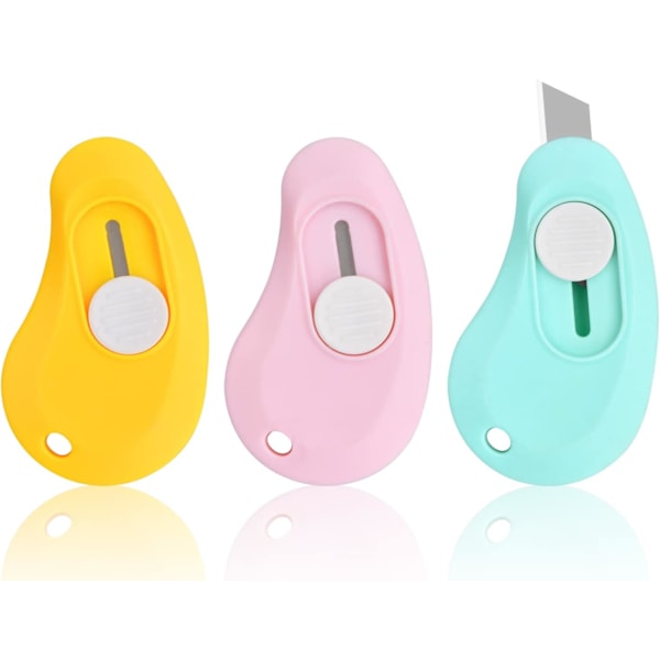 3 stk. plastbrevåpnere, effektiv mini-kutter med S, ZQKLA