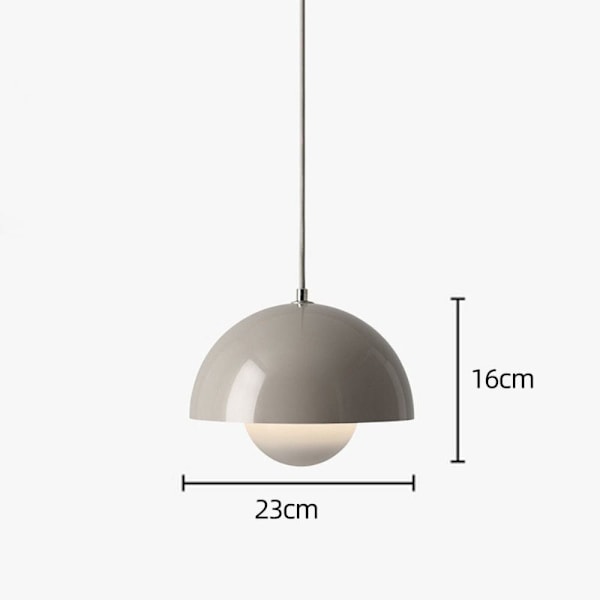 LED-riippuvalaisin HARMAA grey