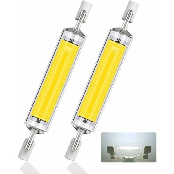 R7s LED 118mm Kallvit 6000k, 10w Ersätter halogen R7s J118
