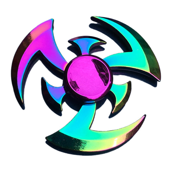 Metalliska Snurrtoppar Hög Hastighet Rotation Finger Spinner Leksak för Vuxna Barn Fest Favorit Avkoppling Fingertopp Leksak null - B