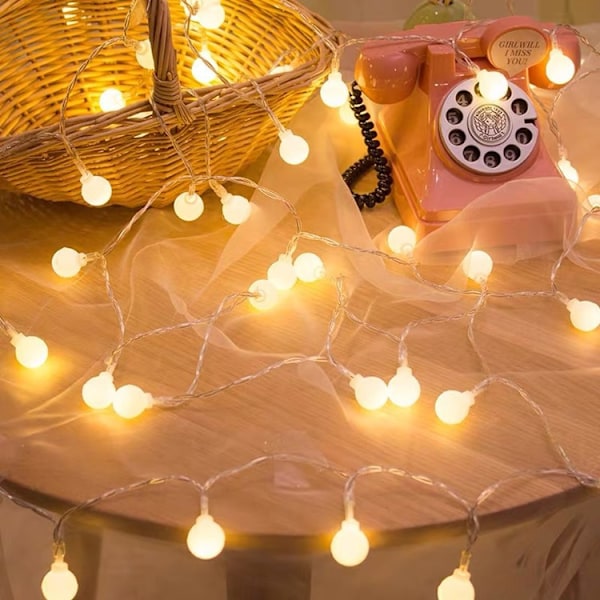 Yövalot Nattstränglampor 10Ft 20 LED-valoa Paristo, ZQKLA