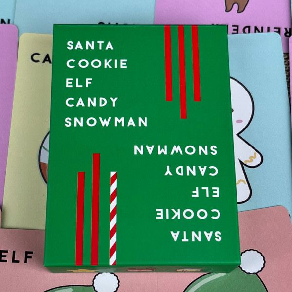 Delfinhattspel Santa Cookie Elf Candy Snowman Taco Cat Få Ost Pizza Grundversion