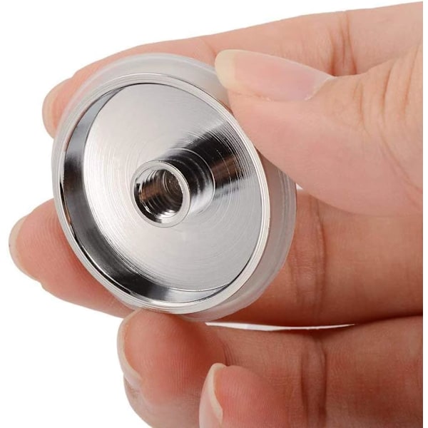 Mu Mianhua 2 stk. Servantbatteri Trykknapp Messing Polert Krom Click Clack 38mm Avløp Badekar Pop Up Plugg Avløpsplugg for Badekar{GKS}