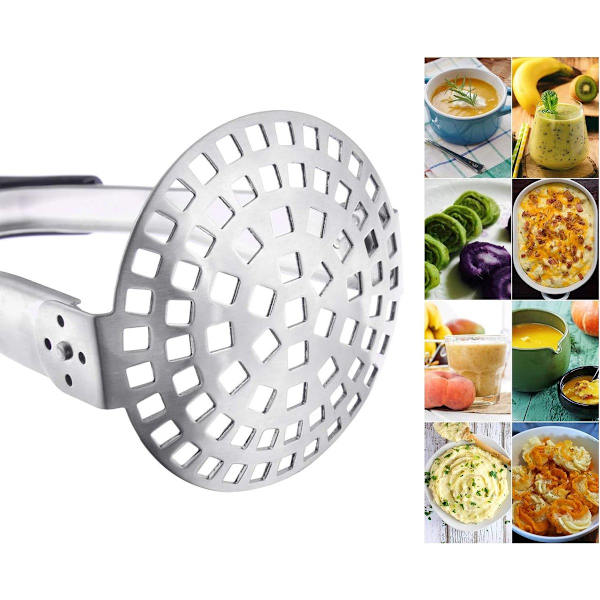 Potetmoser - rustfritt stål - ergonomisk design