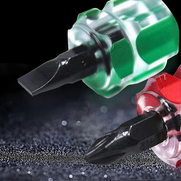 6-Piece Small Screwdriver Set, Multifunctional Phillips Screwdriver and Flat Screwdriver, Carpenter Tools
