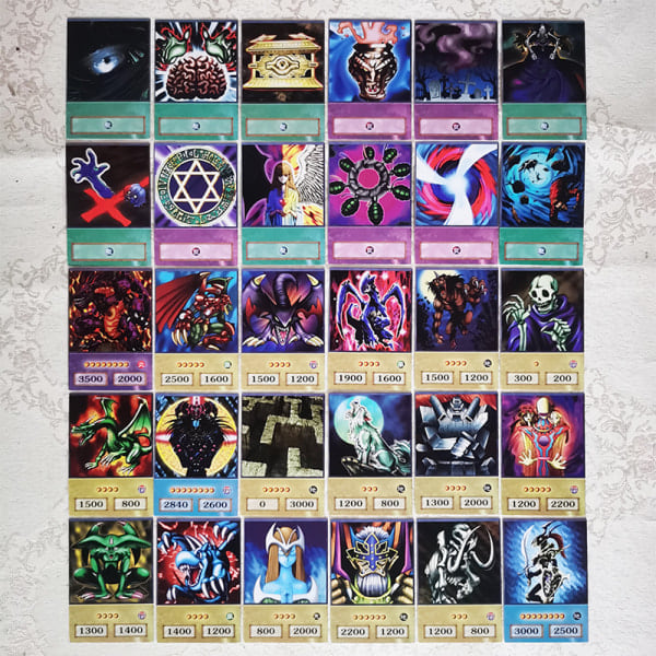 100 kpl Yu-Gi-Oh Anime-tyyliset kortit Magian Obeliski DM Klassikko P 100 kpl Yksi koko 100 kpl 100Pcs One Size