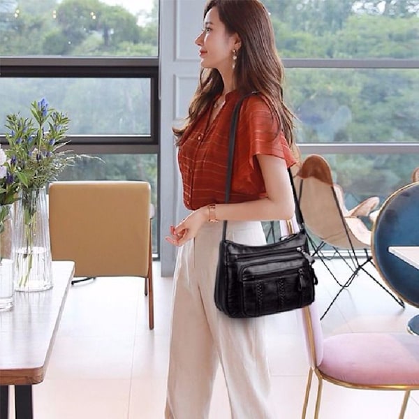 Fashion Multi-Layer Large Capacity Single Shoulder Bag