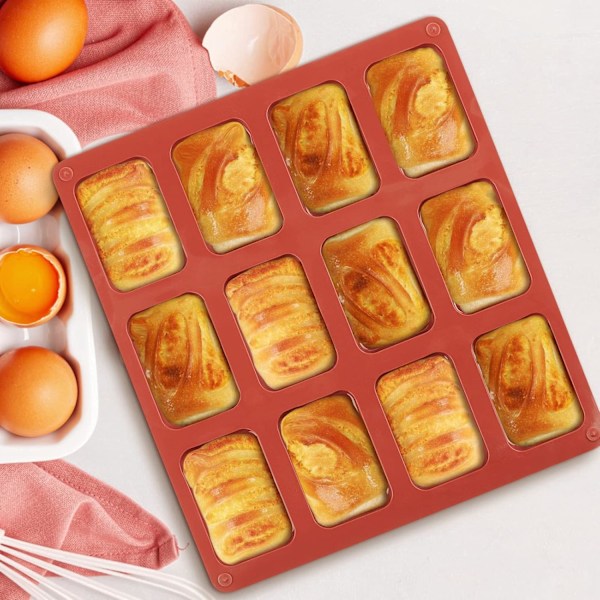 Mini silikone brødforme - (2-pak)