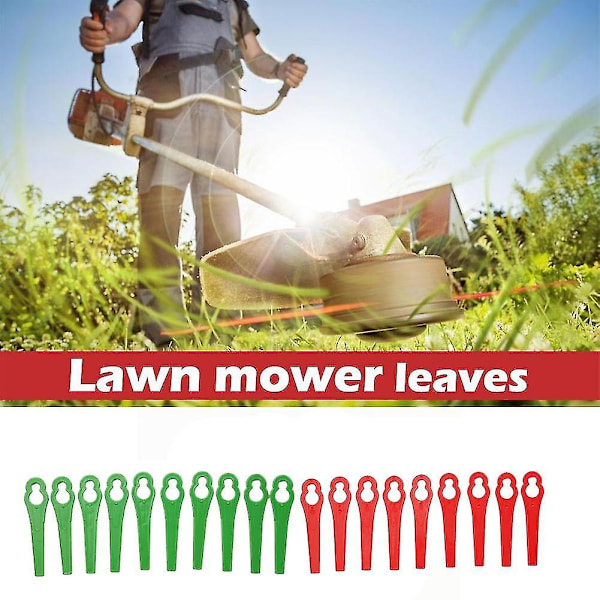 100 Stykker Erstatningstrimmer Einhell Plast Hage Gressplen Kantklipper Gress Einhell Hagearbeid Red