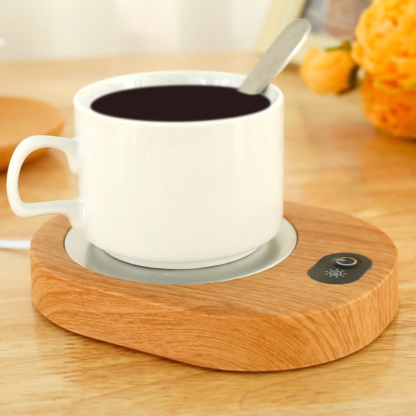 Bärbar USB-kaffemuggsvärmare - Håll din dryck varm på skrivbordet! Gravity Sensor Switch, 55-65℃ konstant temperatur, idealisk för hemmakontor