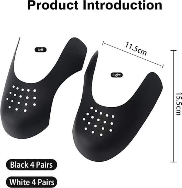 Sneaker Crease Protector - 8 Par - Anti Crease Protector - Sko Crease Protector