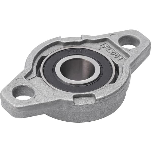 4 st Rombisk Flänsad Bas Lagerbock Kullager (12 mm Innerdiameter)