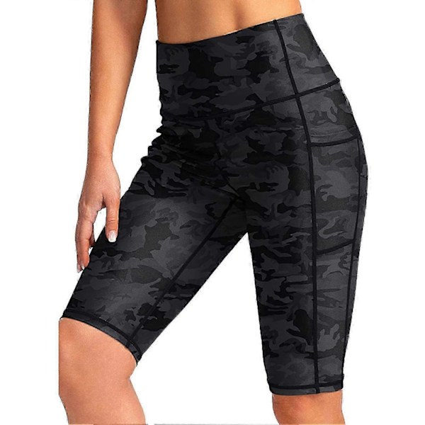 Dykker-shorts til kvinder, reduceret gnidning, lette, bløde, hudvenlige, våddragt-shorts til surfing - Perfekt Black Camouflage Black Camouflage L