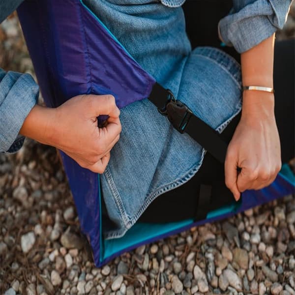 Sittdynor för utomhusbruk - Fällbar sittdyna med ryggstöd - Fällbar sittdyna för utomhusbruk