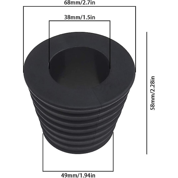 Parasollhålsring Plug Flexibel Enkel Installation Parasollkil för Pool Balkong [GKS] Umbrella Cone*2pcs