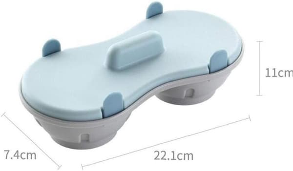 Mikroaaltouunin munankeitin - Munankeitin - Munakone - 22*11*8 cm - Mikroaaltouunin munankeitin 2 kololla