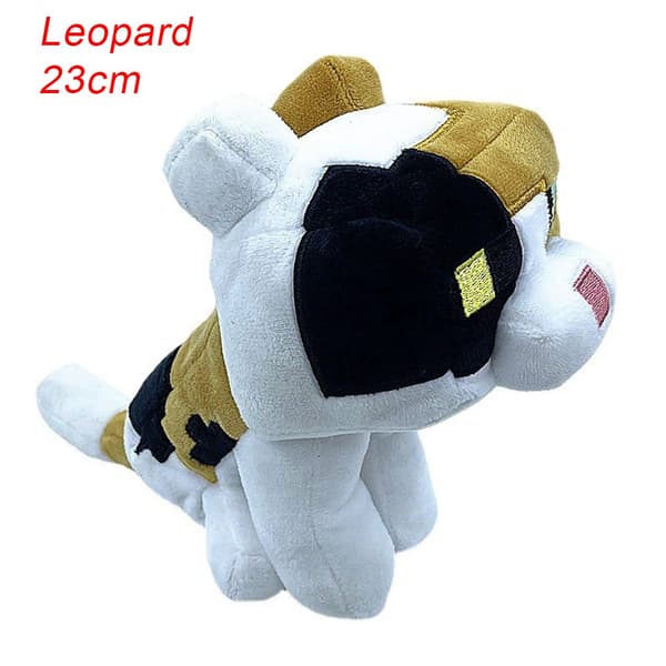 Minecraft Leksaker Spel Docka 23CM LEOPARD 23CM LEOPARD 23cm leopard