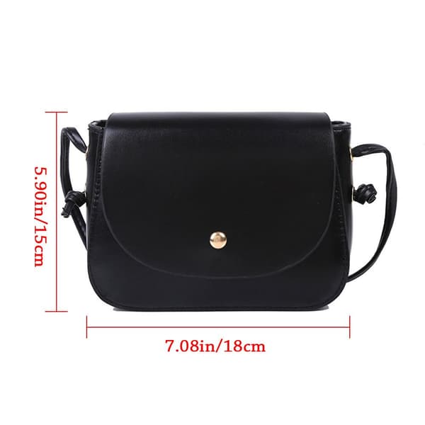 Kvinder Simple Ensfarvede Crossbody-tasker lilla purple
