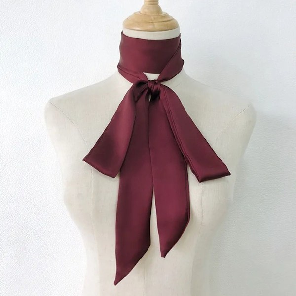 Smal Lång Scarves Väska Band RÖD Red