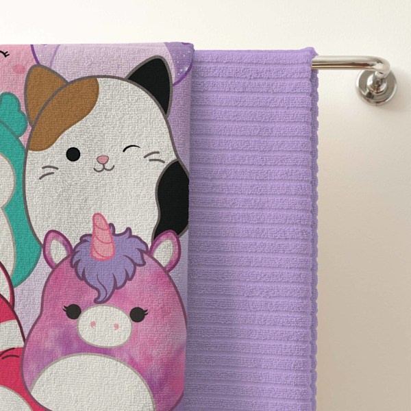 Squishmallows Håndklæde 70x140cm Squish Squad Multicolor multifärg