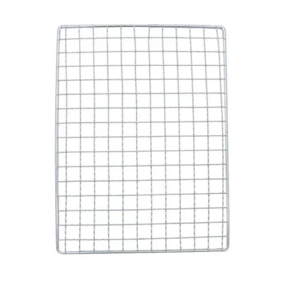 Grillnet i rustfrit stål, bærbart grillrist til camping, picnic, vandreture 21,5 x 15 cm BBQ net