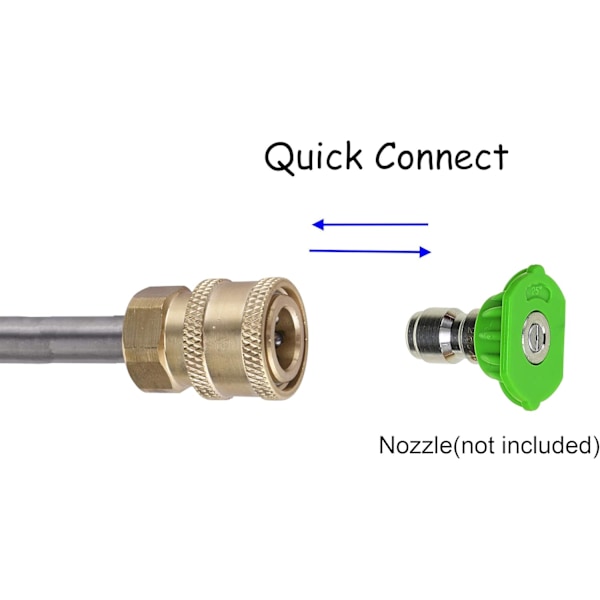 Extension Wand for Pressure Washer, 17 Inch, 1/4 Inch Quick Connect