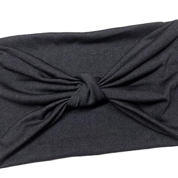 Myk Elastisk Turbanpannebånd for Kvinner (2-pakning)