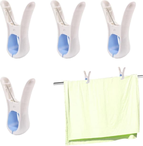 Klesklyper - 8 stk. - Klesstativklyper - Klesklyper i plast - Klesklyper i plast